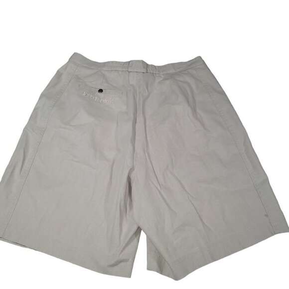 Lecoq Sportif Pleated Front Shorts Beige Size 16 - Picture 2 of 8